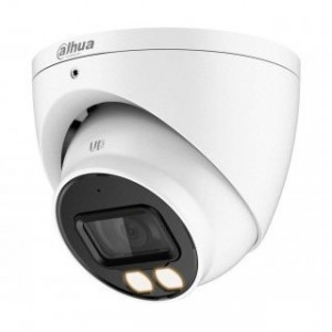 DAHUA DH-HAC-HDW1801TP-IL-A-0360B-S2 Уличная турельная HDCVI-видеокамера с интеллектуальной двойной подсветкой 8Мп, объектив 3.6мм, ИК 40м, LED 40м, IP67, корпус: металл