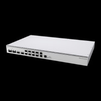 MikroTik CRS812-8DS-2DQ-2DDQ-RM Коммутатор, 2*RJ45 10Gbit, 8*SFP56 50Gbit, 2*QSFP56 200gbit, 2*QSFP56-DD 400Gbit, RouterOs L6