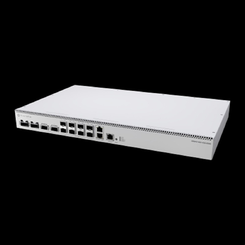 MikroTik CRS812-8DS-2DQ-2DDQ-RM Коммутатор, 2*RJ45 10Gbit, 8*SFP56 50Gbit, 2*QSFP56 200gbit, 2*QSFP56-DD 400Gbit, RouterOs L6