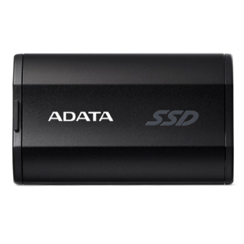 Твердотельный накопитель/ ADATA External SSD SD810, 2000GB, Type-C, USB 3.2 Gen2х2, up to R/W 2000/2000 MB/s, 72.7x44x12.2mm, Black (5 лет)