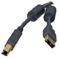 5bites Проф. Кабель 5bites UC5010-018A USB2.0, AM/BM, зол.разъемы, ферр.кольца, 1.8м., черный