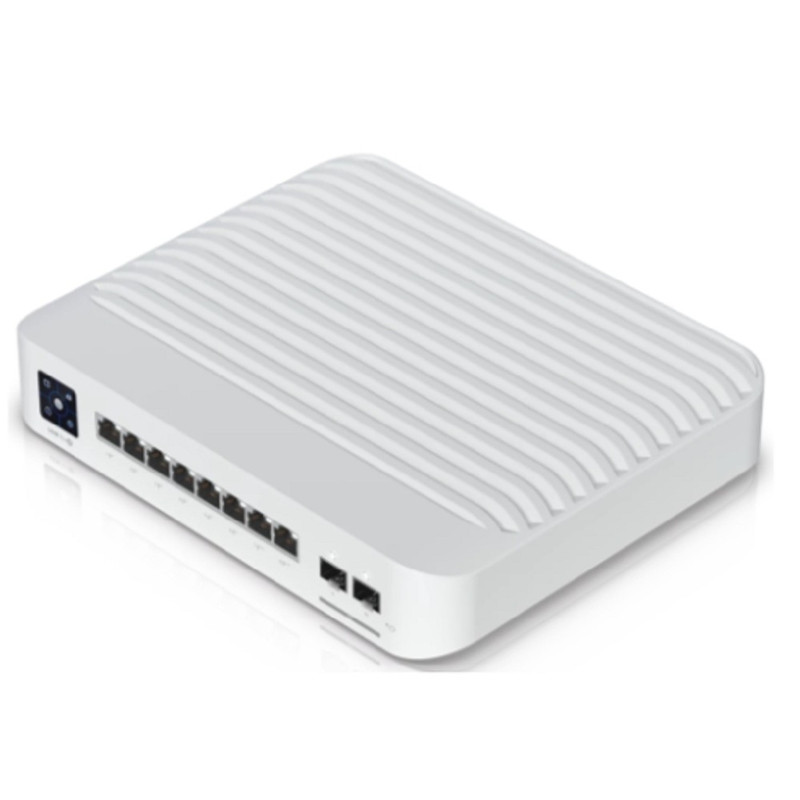 UBIQUITI UniFi Switch Pro 8 PoE PoE-коммутатор, 8х 1G RJ45, 2х 10G SFP+, раздача 120 Вт