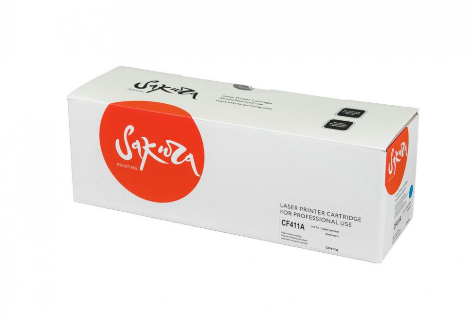 CF411A Картридж Sakura для HP CLJ Pro M452nw, M452dn, M477fnw, M477fdw, M477fdn, M377dw, синий, 2300 к.