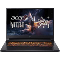 Acer Nitro V 17 AI ANV17-41-R0P2 [NH.QYVCD.006] Black 17.3" {FHD Ryzen 7 260/ 32Gb/ SSD1Tb/RTX 5060 8Gb/noOs}