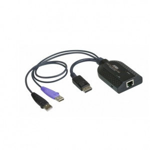 Модуль удлинителя, Display port+KBD+MOUSE USB,  50 метр., для подкл. комплекта перключат. KN2124v/2140v/4124v/4140v/2116A/2132/4116/4132; KM0532/0932/0032, макс.разреш. 1920х1200, RJ45+HD-DP+USB A-тип