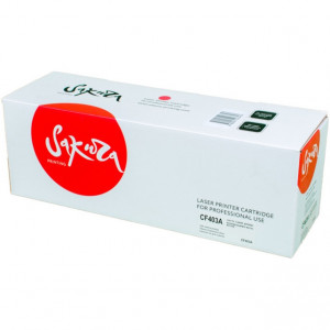 CF403A (HP 201A) Картридж Sakura для HP Color LJ Pro M252n/M252dn/MFP277dw/277n, пурпурный, 1400 к.