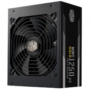 Блок питания 1250 Ватт/ Power Supply Cooler Master MWE Gold V2, FM 1250W ATX3.0 A/EU-White, EPS12V, APFC, 24 pin, 4+4 pin, 8 pin CPU, 12 SATA, 6+2 pin x8 PCI-E