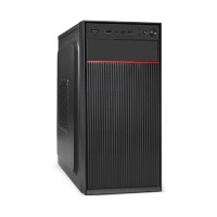 Exegate EX299199RUS Корпус Minitower ExeGate BAA-113-UNS400 (mATX, БП UNS400 с вент. 12см, 2*USB, аудио, черный)
