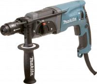 Makita HR2470 Перфоратор SDS+ [HR2470] {780Вт,3реж,2.7Дж,0-4500у\м,2.6кг,чем,зашита уг щеток от пыли}