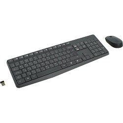 920-007948 Logitech Wireless Keyboard and Mouse MK235 Black USB