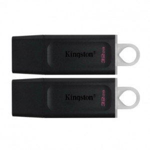 Kingston USB Drive 32GB DataTraveler Exodia USB 3.2 gen.1, черный+бирюзовый Комплект из двух флеш накопителей  