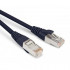 Hyperline PC-LPM-STP-RJ45-RJ45-C6-1M-LSZH-BK Патч-корд F/UTP, экранированный, Cat.6, LSZH, 1 м, черный