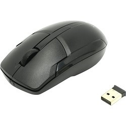 Oklick 305M черный оптическая (1000dpi) проводная USB (2but) [412850]