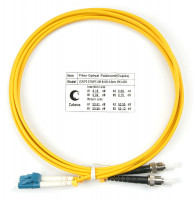 Cabeus FOP(d)-9-LC-ST-2m Шнур оптический duplex LC-ST 9/125 sm 2м LSZH Cabeus FOP(d)-9-LC-ST-2m Шнур оптический duplex LC-ST 9/125 sm 2м LSZH