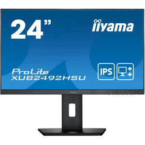 LCD IIYAMA 27'' XUB2792HSU-B5 {IPS 1920х1080 75Hz 4ms 250cd 178/178 1000:1 D-Sub HDMI DisplayPort USB-Hub Pivot Tilt Swivel Speakers}