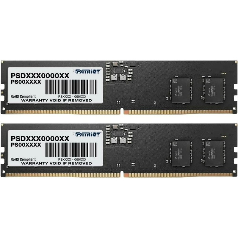 Память DDR5 2x8Gb 4800MHz Patriot PSD516G4800K Signature RTL PC5-38400 CL40 DIMM ECC 288-pin 1.1В