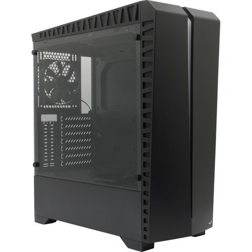 Aerocool Scar G-BK-v1, Midi-Tower, без БП, черный