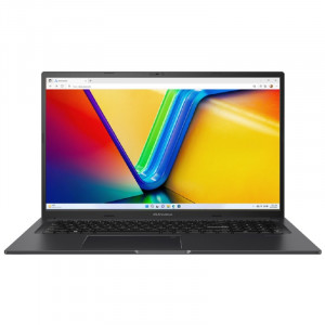 ASUS VivoBook 17X  M3704Y-AU223 [90NB1192-M009Y0] Black 17.3" {FHD Ryzen 5 7430U/16GB/SSD512GB/AMD Radeon/FingerPrint/Backlit/DOS}