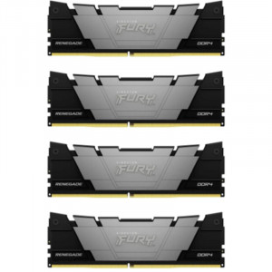 Память оперативная/ Kingston 32GB 2666MHz DDR4 CL13 DIMM (Kit of 4) FURY Renegade Black