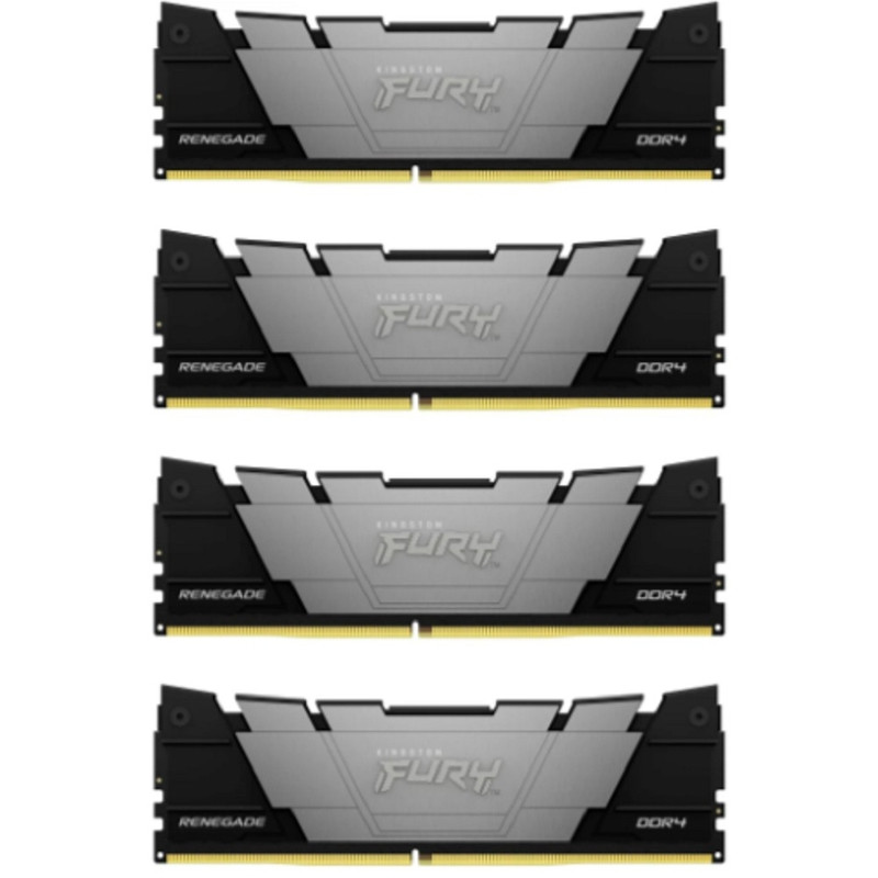 Память оперативная/ Kingston 32GB 2666MHz DDR4 CL13 DIMM (Kit of 4) FURY Renegade Black