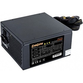 Exegate EX285975RUS Блок питания 850W ExeGate Gaming Standard 850PGS RTL, ATX, black, APFC, 14cm, 24p+2*(4+4)p, PCI-E, 5SATA, 4IDE