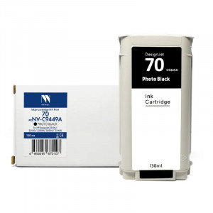 Струйный картридж NVP 70 (NV-C9449A) Photo Black для HP DesignJet Z2100/Z3100/Z3200/Z5200/Z5400 (130 мл) совместимый