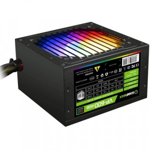 GameMax Блок питания ATX 600W VP-600-RGB 80+, Ultra quiet