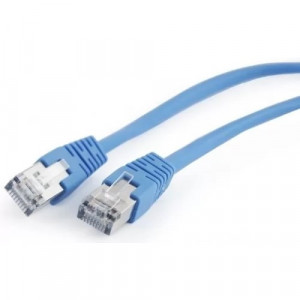 Cablexpert PP22-2M/B Патч-корд PP22-2M/B 1000G FTP 4 пары cat5E CCA molded 2м синий RJ-45 (m)-RJ-45 (m)