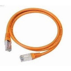 Комм шнур, UTP, кат 5e,  0.5м с RJ45 (оранжевый)