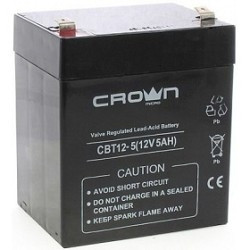 Crown Аккумулятор CBT-12-5 (12V, 5Ah)