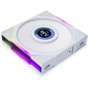 Вентиляторы для корпуса Lian Li UNI FAN TL LCD 120, ARGB, PWM, 3x120mm, 1900RPM, 3pcs, with Controller, 28mm thickness, White 12TLLCD3W