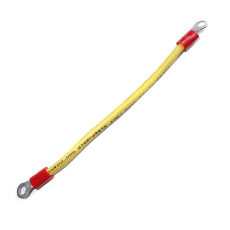 Cabeus GrW-16-900 Провод заземления медный желто-зеленый, кольцо-кольцо 0.90м, сечение 16 мм2 (без крепежа)