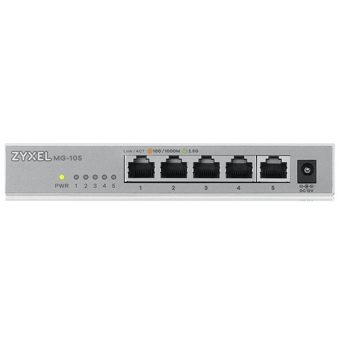 Коммутатор Zyxel MG-105-ZZ0101F неуправляемый