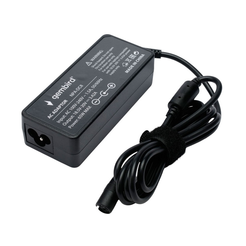 Gembird Блок питания универсальный автоматический Gembird для ноутбуков 18,5В-20В, 65Вт, 10 штекеров (NPA-DC8) Gembird Блок питания универсальный автоматический Gembird для ноутбуков 18,5В-20В, 65Вт, 10 штекеров (NPA-DC8)