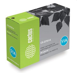 CACTUS Q7551A Картридж (CS-Q7551A) для LJ P3005/M3027mfp/M3035mfp (6500 стр.)
