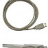 Gembird PRO CCF-USB2-AMAF-10 USB 2.0 кабель удлинительный 3.0м AM/AF  позол.конт., фер.кол.,  пакет