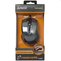 A4Tech N-500F V-TRACK (серый глянец/черный) USB, 3+1 кл.-кн.,провод.мышь