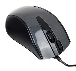 A4Tech N-500F V-TRACK (серый глянец/черный) USB, 3+1 кл.-кн.,провод.мышь