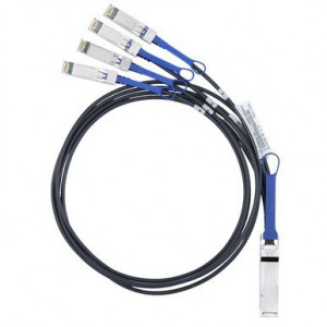 QSFP-4X10G-AOC2M= 40GBASE Active Optical QSFP to 4SFP breakout Cable, 2m