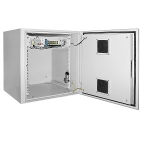 ITK LO35-15U66-M55 Шкаф уличный 19" 15U 650x600, IP55 металл дверь, серый