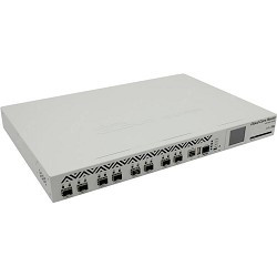 Mikrotik CCR1072-1G-8S+ Cloud Core Router 1072-1G-8S+ with Tilera Tile-Gx72 CPU (72-cores, 1GHz per core), 16GB RAM, 8xSFP+ cage, 1xGbit LAN, RouterOS L6, 1U rackmount case, two redundant hot plug PSU