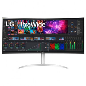 LCD LG 39.7" 40WP95C-W белый {IPS 5120x2160 5ms 21:9 300cd 1000:1 2xHDMI DisplayPort TBT4 USBHub 2x5W vesa}