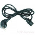 Telecom Кабель (TP021-IEC320-C13/SHM-1.8-BK) компьютер - розетка 220V <1.8м> (Европейский стандарт) [6926123461327]