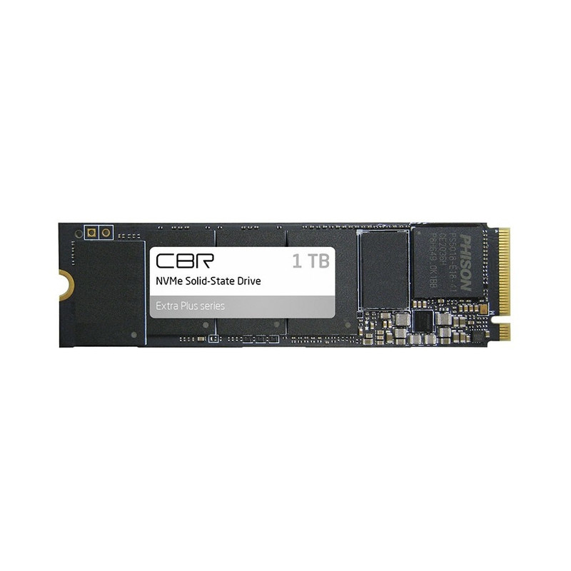 CBR SSD-001TB-M.2-EP22, Внутренний SSD-накопитель, серия "Extra Plus", 1000 GB, M.2 2280, PCIe 4.0 x4, NVMe 1.4, Phison PS5018-E18, 3D TLC NAND, DRAM, R/W speed up to 7000/5500 MB/s, TBW (TB) 700