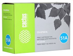 CACTUS Q7551X Картридж (CS-Q7551XS) для LJ P3005/M3027mfp/M3035mfp (13 000 стр.)