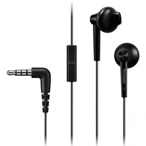 Наушники Panasonic/ внутриканальные 10-24000Гц 1.2м 3.5мм 109дБ микрофон черные