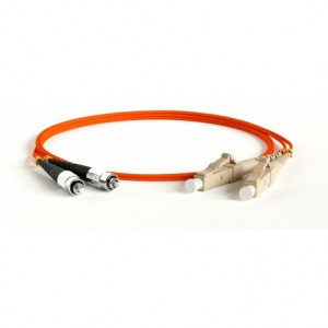 Hyperline FC-D2-50-FC/­PR-LC/­PR-H-3M-LSZH-OR Патч-корд волоконно-оптический (шнур) MM 50/­125, FC-LC, 2.0 мм, duplex, LSZH, 3 м