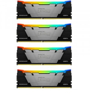 Память оперативная/ Kingston 32GB 3200MHz DDR4 CL16 DIMM (Kit of 4) FURY Renegade RGB