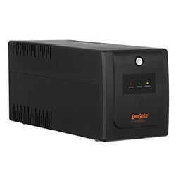 Exegate EP285541RUS ИБП ExeGate SpecialPro UNB-850.LED.AVR.EURO.RJ.USB <850VA/480W, LED, AVR, 2 евророзетки, RJ45/11, USB, Black>