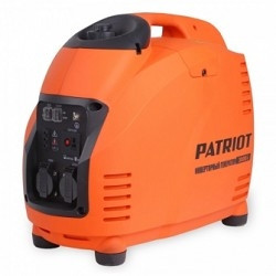 Генератор инверторный Patriot 3000i [474101045] {Двигатель 4т, АИ-92, 149сс, мощность рабочая/максимальная -3,0/3,5 кВт, объём бака - 5,7 л,2 розетки Euro 16A, вес 29,5 кг}